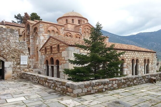 2-Day Private Tour to Delphi and Meteora from Athens - Athens pickup to Hosios Loukas: Byzantine start, mountain scenery on the way