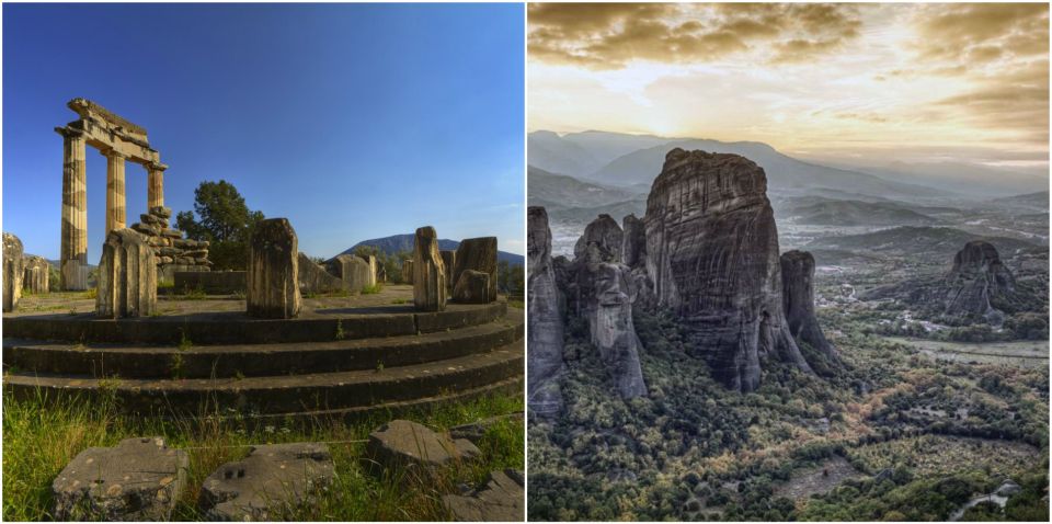 2 days Spanish guided tour in Delphi and Meteora - Delphi and Meteora in one package: two worlds, one route