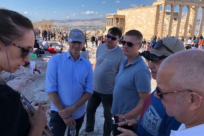 Acropolis Group Tour in German or Dutch - Stop 1: Acropolis entrance walk and the 360-degree view payoff