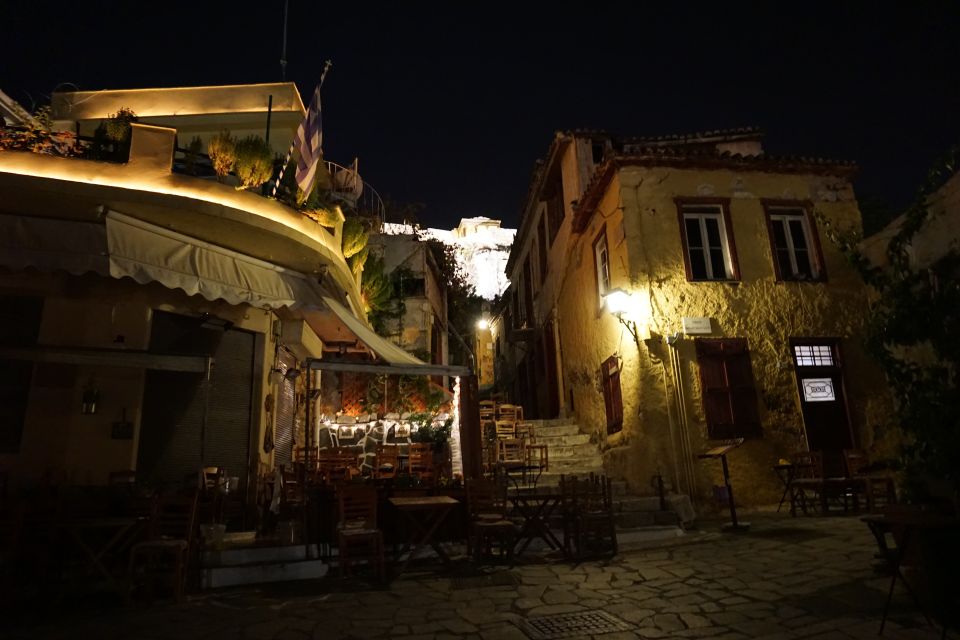 Athens at Night Small-Group Walking Tour with Dinner - Price and value: why $96 can work out well at night