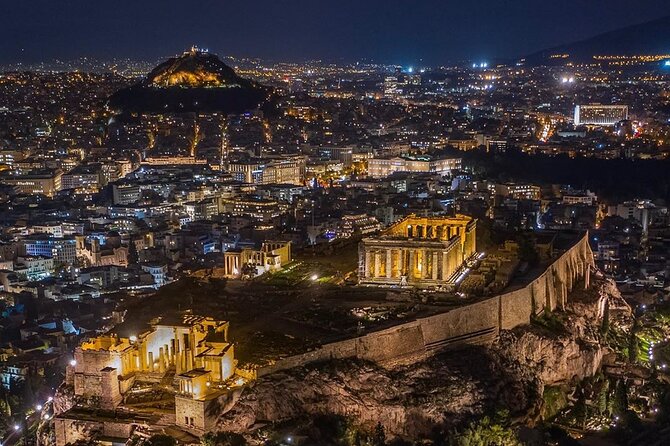 Athens By Night Private Sightseeing Tour - Mount Lycabettus: your evening photo payoff