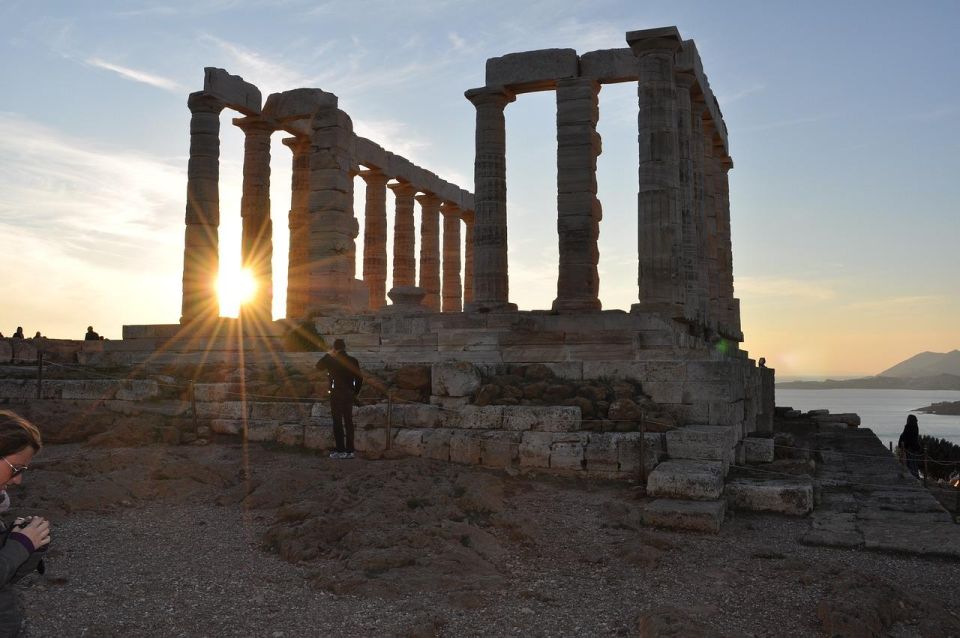 Athens: Cape Sounion &Temple of Poseidon Sunset Tour & Audio - Lake Vouliagmeni: a short look at thermal waters and photo views