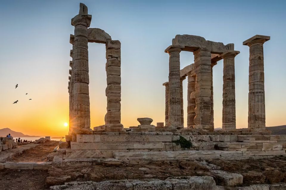 Athens: Cape Sounion &Temple of Poseidon Sunset Tour & Audio - Cape Sounion arrival: when the coastline turns the clock