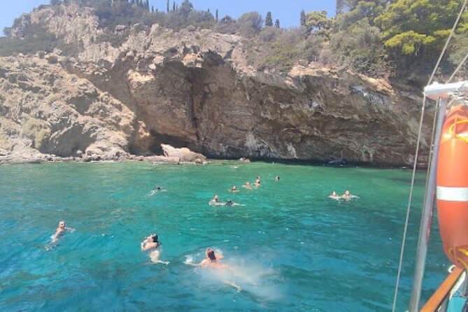 Athens Cruise Tour with Mediterranean BBQ - Vravrona Bay’s Small Islet: Church and Windmill at Stop 2