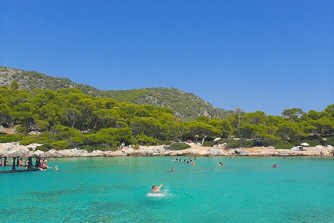 Athens: Full-Day Island Hopping Cruise with Lunch and Swimming - Agistri Island: pine-covered hills, cliff views, and time that feels like freedom