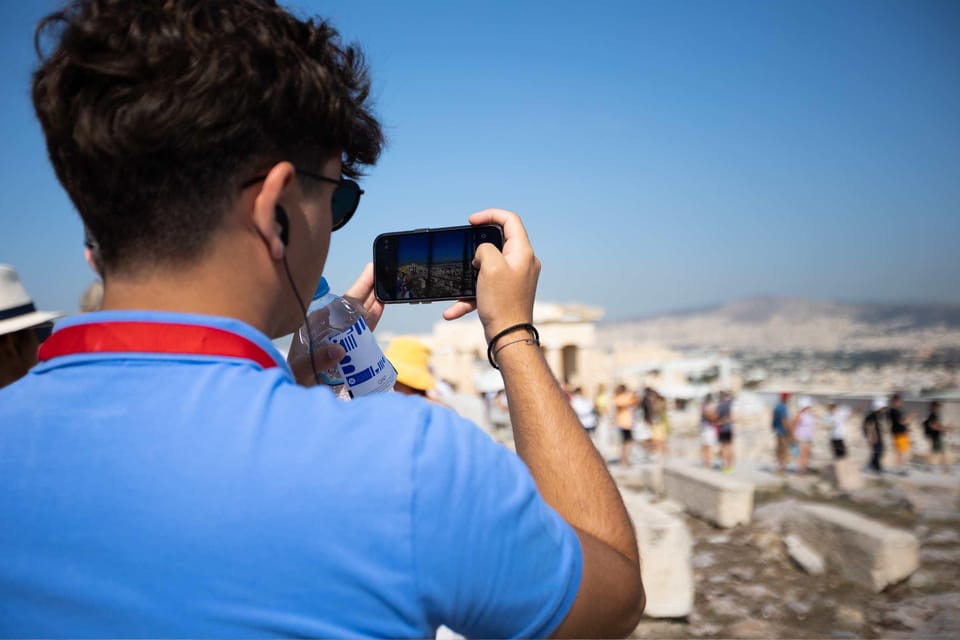 Athens: Hop-On-Hop-Off & Acropolis & Acropolis Mus.& 3 audio - The Acropolis audio tour: your time-machine effect