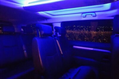 Athens Interanational Airport transfer - Inside the air-conditioned minivan: WiFi, water, and chargers that matter