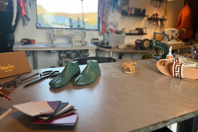 Athens Make Your Own Greek Leather Sandals Workshop - Entering a real sandal workshop on the Athens Riviera