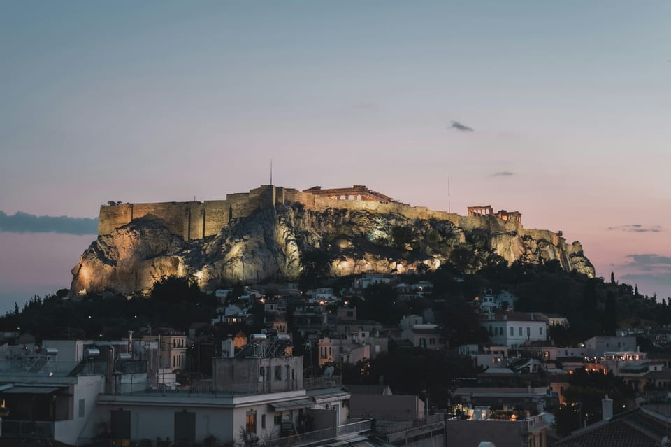 Athens: Night Walking Tour - Thiseio Finish With Acropolis Views: A Calm Wrap-Up