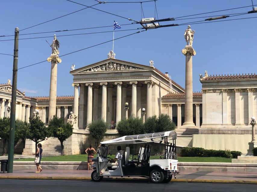 Athens: Private Evening Sightseeing Tour by Electric Tuk-Tuk - Mount Lycabettus viewpoints: the wide shot over the Acropolis