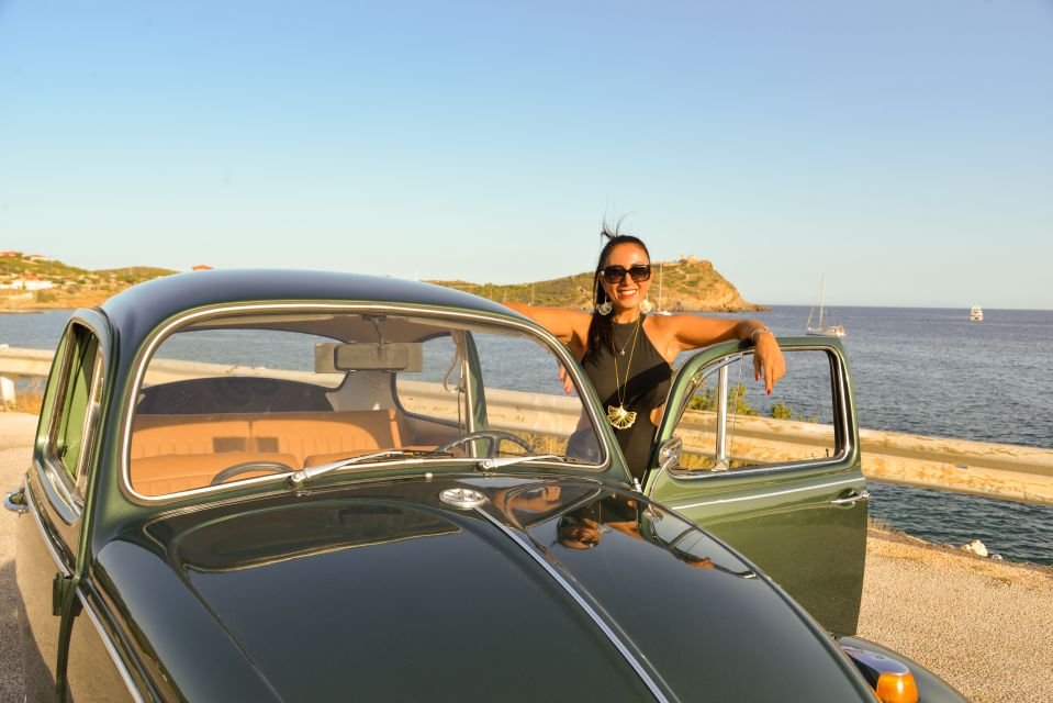 Athens: Riviera Photo Tour in a Vintage Volkswagen Beetle - How the photo setup works: Polaroids, video, and your own camera