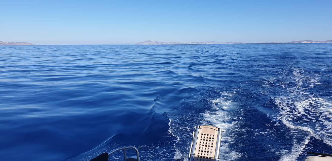 Athens Riviera Private Catamaran Cruise with Meal and Drinks - The Hydrousa factor: calm anchoring and an uninhabited feel