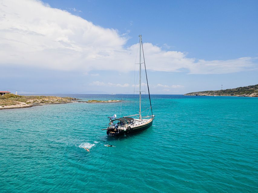Athens Riviera: Private daily sailing cruise with lunch - Stop Two: Vouliagmeni Bay for cliffs, calm water, and a second swim session