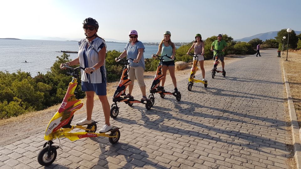 Athens Riviera Trikke Bike Tour & Vouliagmeni Lake - Vouliagmeni Lake: silky spring waters and the healing story