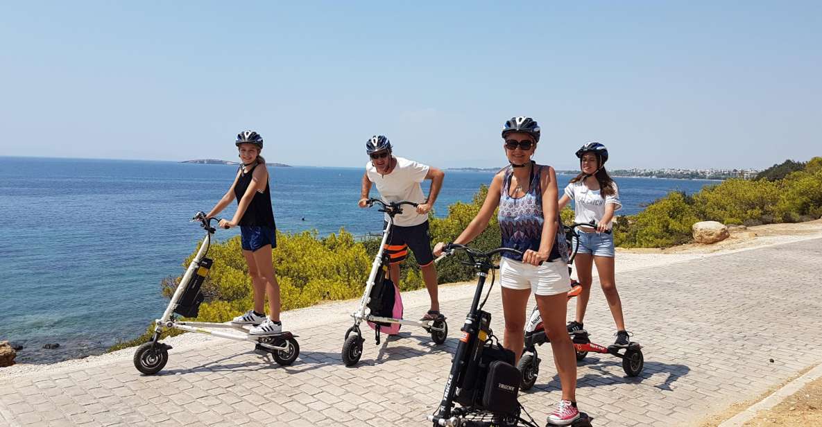 Athens Riviera Trikke Bike Tour & Vouliagmeni Lake - The pace: what 2.5 hours really gives you
