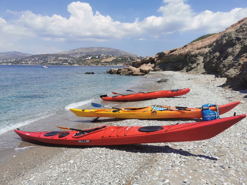Athens: Sea Kayaking Adventure on the South/East Coast - From Optional Hotel Pickup to the Meeting Point Off the Clock