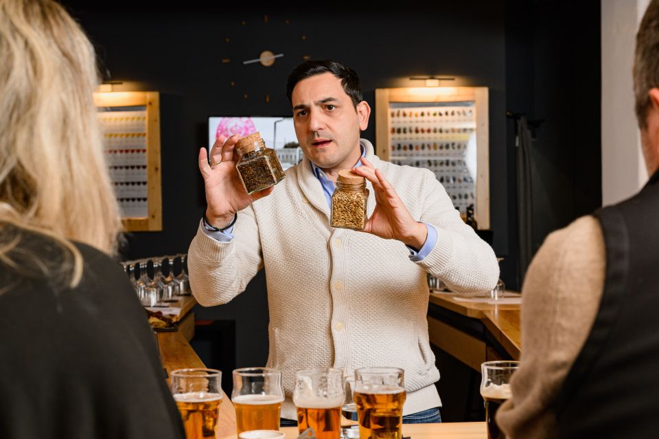 Athens: Small Group Beer Tasting Experience - Food pairing in Athens: cheese, cold cuts, olives, and reset bites