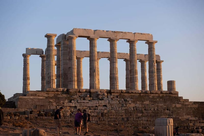 Athens: Sunset Tour to Cape Sounion & the Temple of Poseidon - Athens Riviera drive: sea views plus myth talk