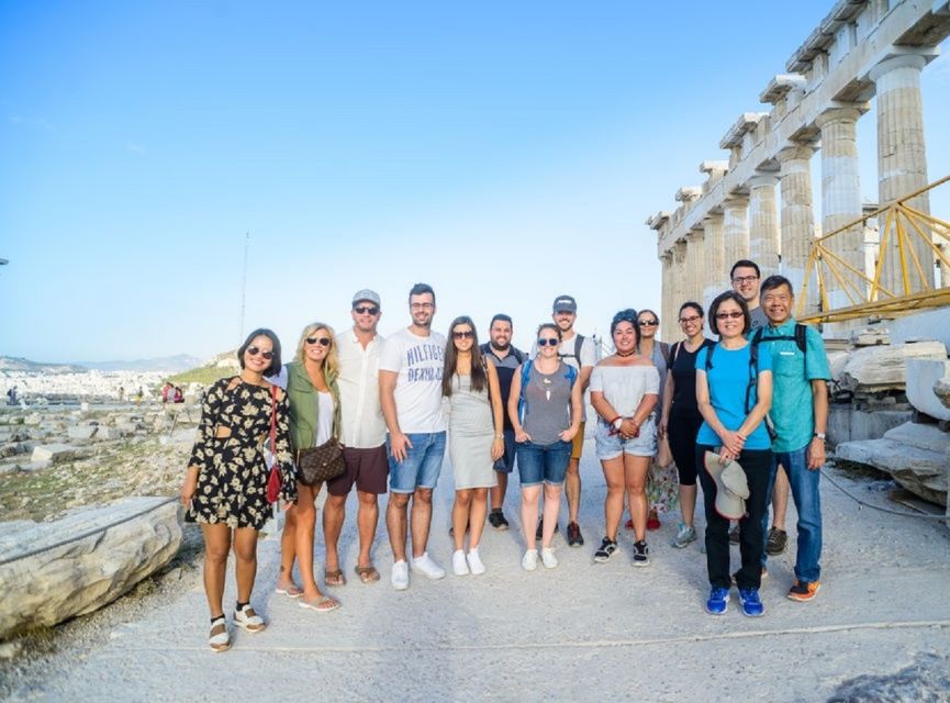 Athens: The Acropolis Walking Group Tour with a French Guide - Erechtheum area and the Porch of the Caryatids