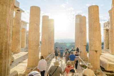 Athens Tour: Acropolis, Acropolis museum, and Greek lunch - Walking Up the Acropolis: From Theater to Parthenon Views