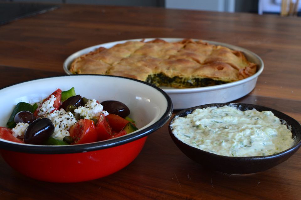 Athens: Traditional Greek Cooking Class with Full Meal - Cooking with a View: The kitchen setup that makes the time fly