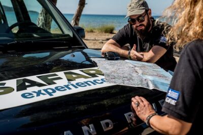Athens West 4x4 Blue Lagoon Safari Adventure - Loutraki Beach start: a calm seaside warm-up
