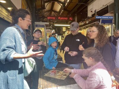 Delicious food tour for families 15+ iconic Greek foods - Anafiotika to Monastiraki: yogurt, olive oil, and spanakopita
