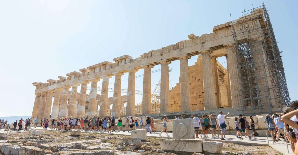 Discover Athens: Acropolis Entry Ticket & Cape Sounion Tour - Old Athens and Plaka With a Self-Guided Audio Tour