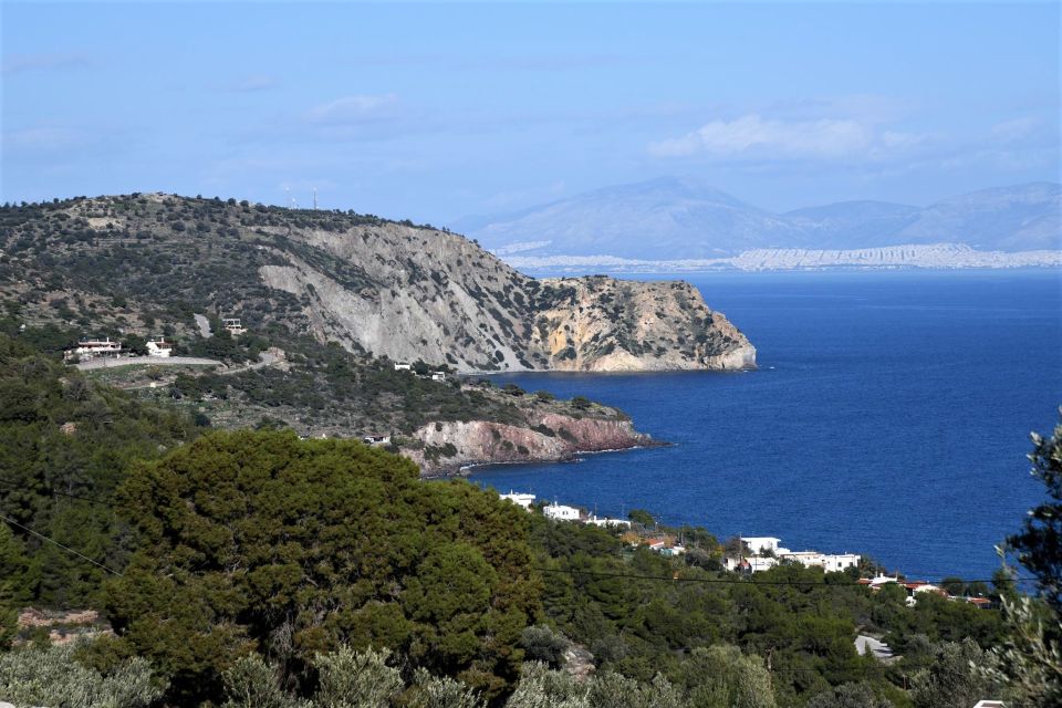 From Athens: Aegina Island E-Bike Tour with Ferry Tickets - St. Nektarios monastery and the ride back toward town life