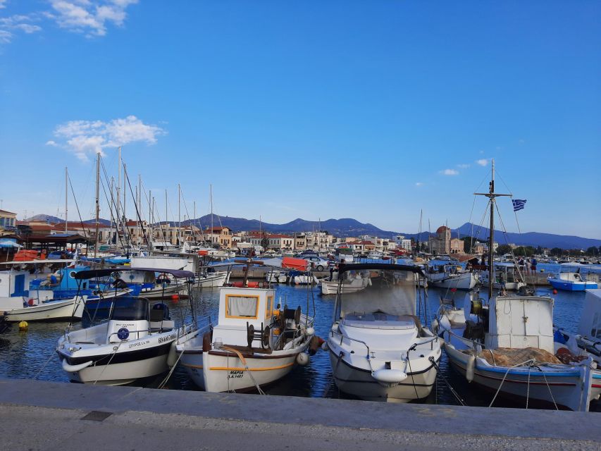 From Athens: Aegina Island E-Bike Tour with Ferry Tickets - Neoclassical main town breaks: coffee, pistachios, and a possible swim