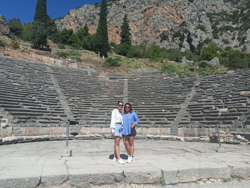From Athens: Delphi Full Day V.R. Audio Guided Tour - The sanctuary highlights: Temple of Apollo, Athena Pronaia, and the Omphalos