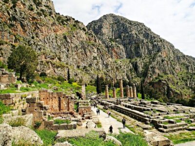 From Athens: Delphi Private Tour with Lunch Time - First Stop at Delphi: Ancient Theatre and the Museum