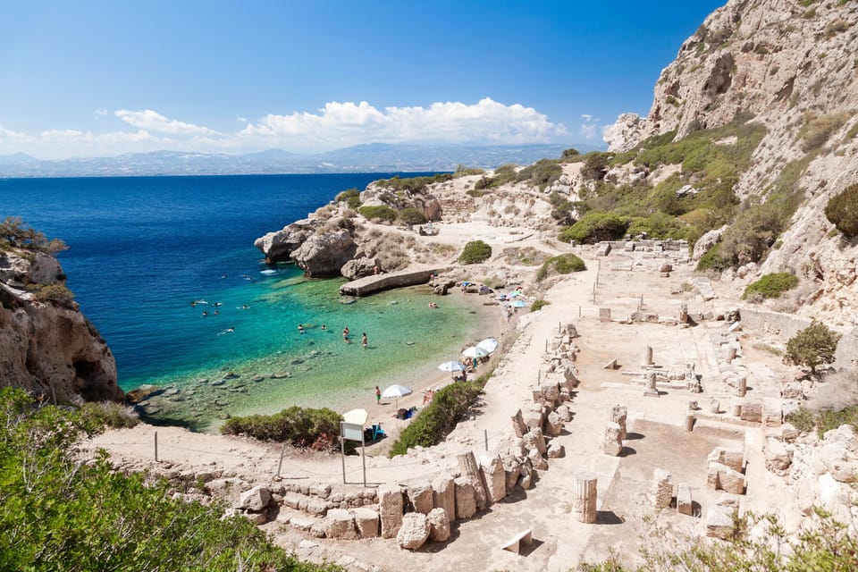 From Athens: Private Anc. Corinth, Temple of Hera, Blue Lake - Corinth and the First Photo-Stop Moments