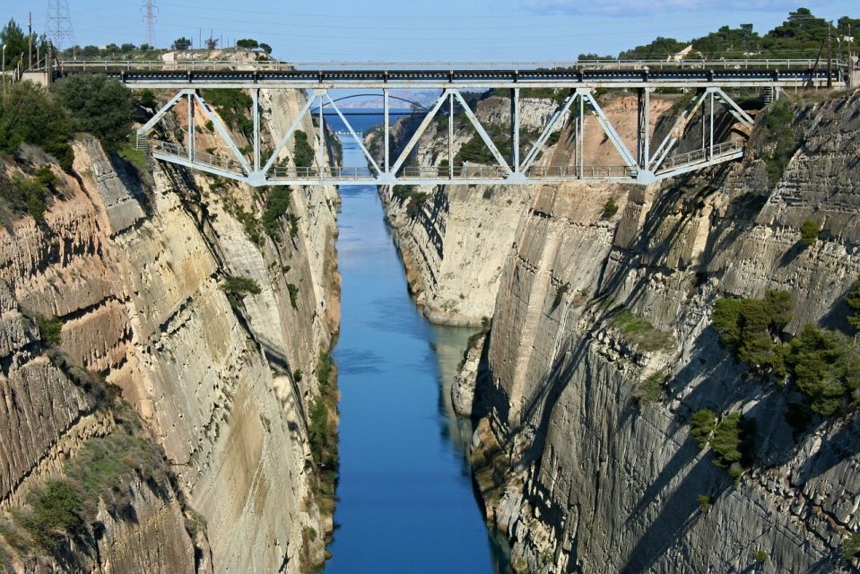 From Athens: Private Anc. Corinth, Temple of Hera, Blue Lake - Isthmus Canal Viewpoints: Why This Cut Matters