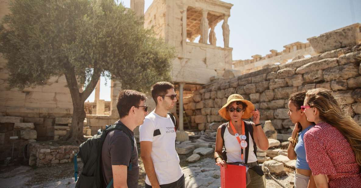 From Cruise Port: Athens City, Acropolis & Acropolis Museum - The Parthenon focus and the Erechtheion contrast