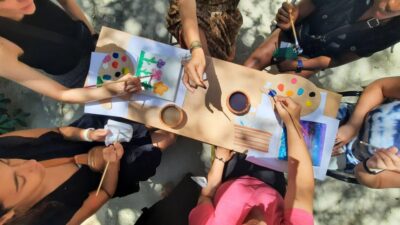 Greece: Art Therapy Walks in historical sites of Athens - Meeting at Thiseio station and getting your art kit started