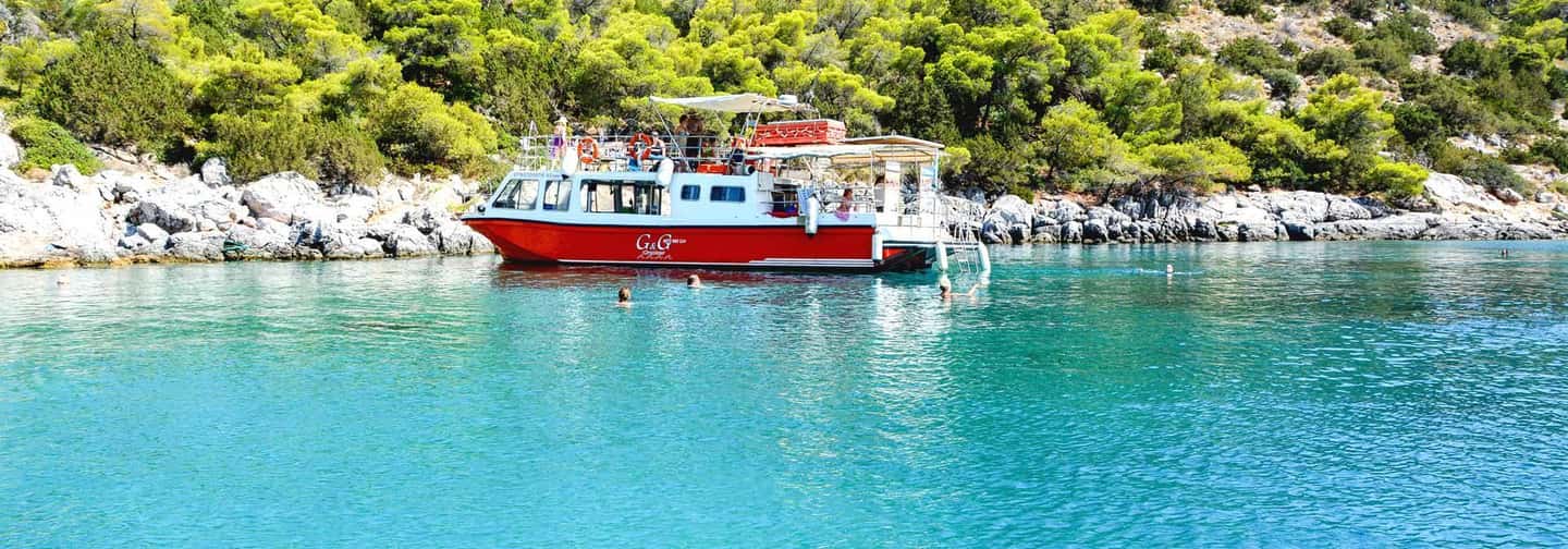 Hydra, Greece: Tour of the island by boat - Kasteva to Nero: Warming Up With Coastal Views