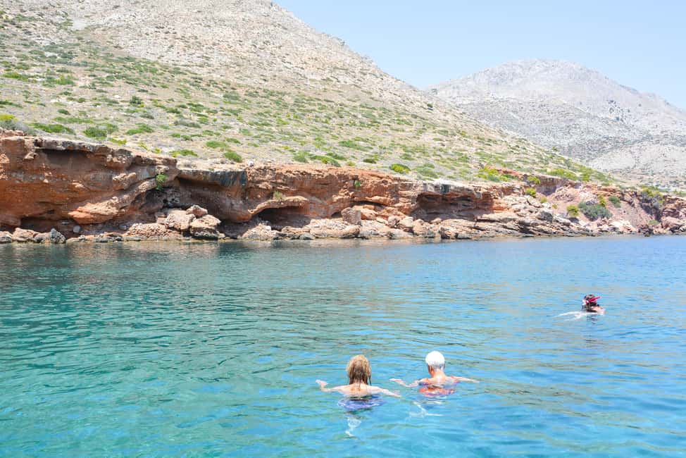 Hydra, Greece: Tour of the island by boat - Secret Cave or Daskalakis Cave: Purple Seaweed Moments