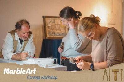 Marble Carving Workshop and Cultural Tour - Cycladic Art - Entering the Studio: MarbleArt’s Cycladic Setup in Central Athens