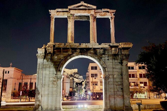 Night Tour of the City of Athens with Guide in Spanish - Starting at Vallianeio Megaron: the Athenian trilogy begins