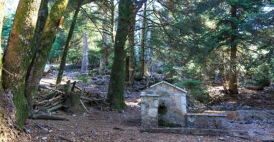 Parnitha (Parnis) / Skipiza & Mola loop - Hike near Athens - Getting there: Athens pickups and a 1-hour Jeep/SUV ride